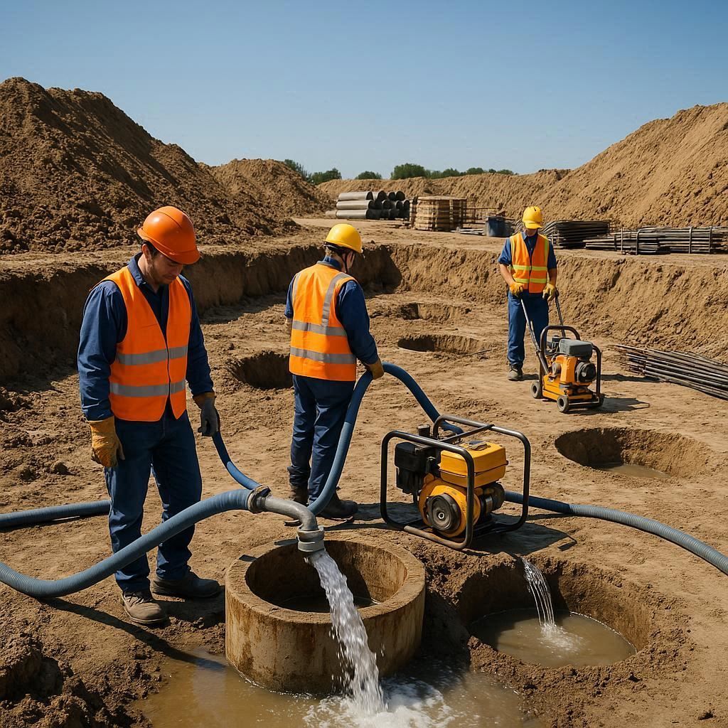 Глубинное водопонижение скважинами в Армавире